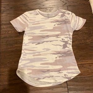 Grey camouflage tee